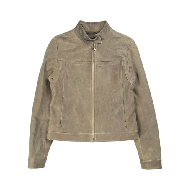 빈티지 시프 스킨 레더 자켓