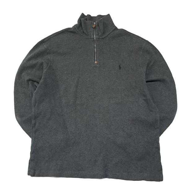 CL193 M 폴로랄프로렌 코튼 하프집업 니트