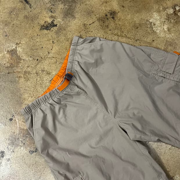[정품/XL] 나이키 acg 카키색 카고 반바지 오렌지 포인트 b10