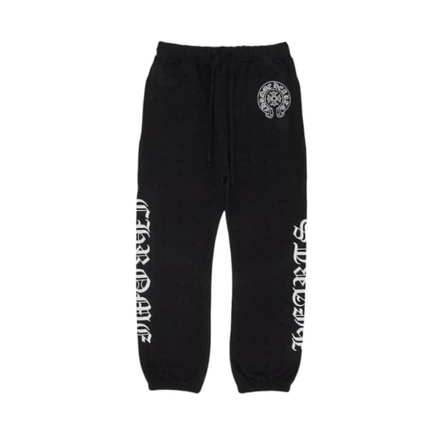 크롬하츠 홀드슈 로고 스웻팬츠 