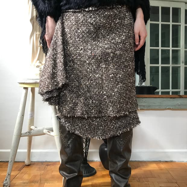  vintage wool skirt (26inch) 