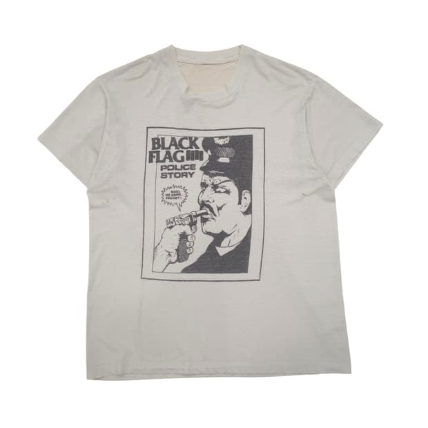 80’s 블랙 플래그 빈티지 밴드 티셔츠