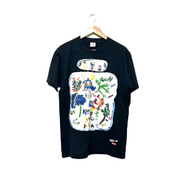 슈프림 x 요지야마모토 22fw 그래픽 티