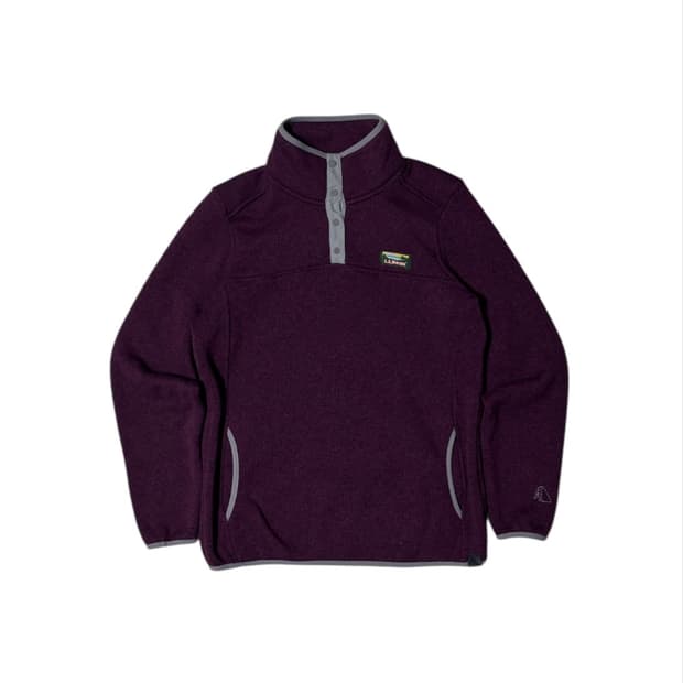 LL Bean Fleece Pullover Jacket