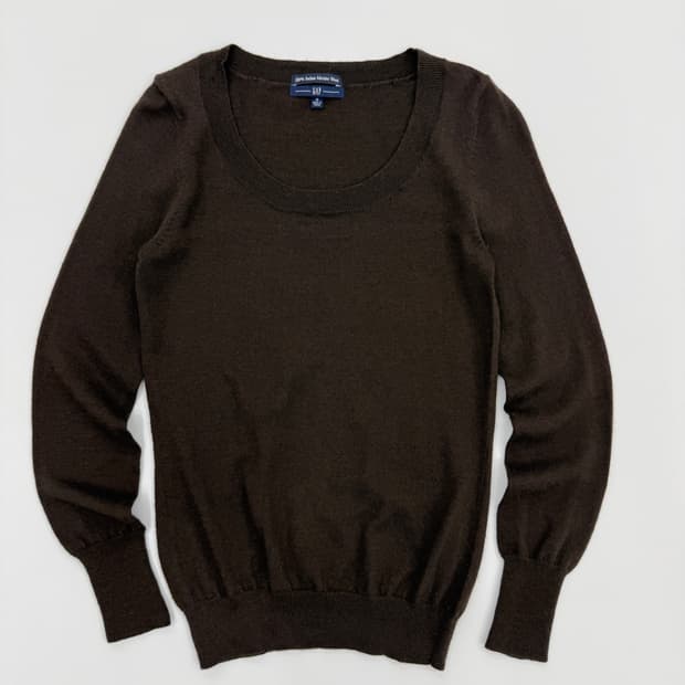 빈티지 GAP 브라운 울 니트