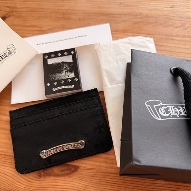 크롬하츠 카드지갑 + 쇼핑백 풀세트