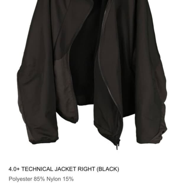4.0+ TECHNICAL JACKET RIGHT (BLACK) 착샷O