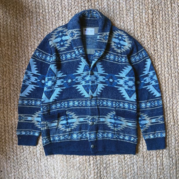 ROYALPALM Indigo Navajo Knitwear