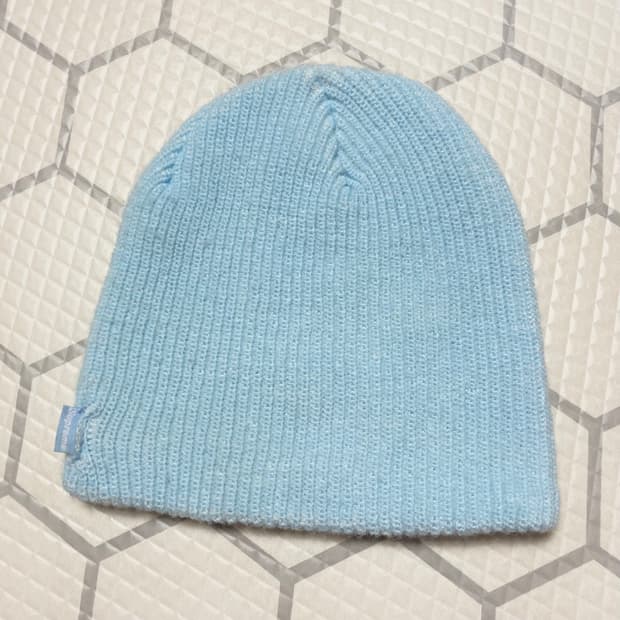 (os) 90s 슈프림 베이직 비니 스카이블루