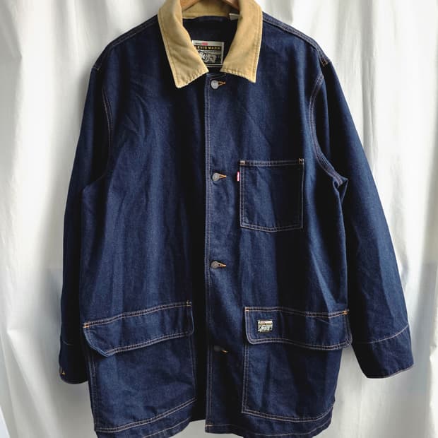 리바이스 데님 초어 코트 M