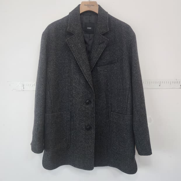 ZOOC 헤링본 울 자켓