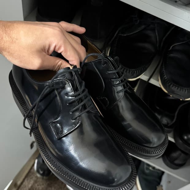 로스트가든 더비 블랙 로퍼(230mm)