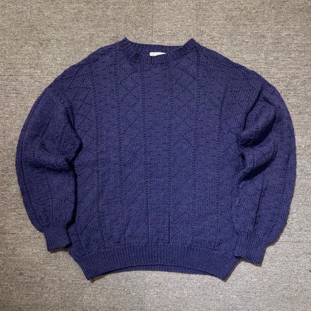 아메리칸 빈티지 핸드니트 울 니트 