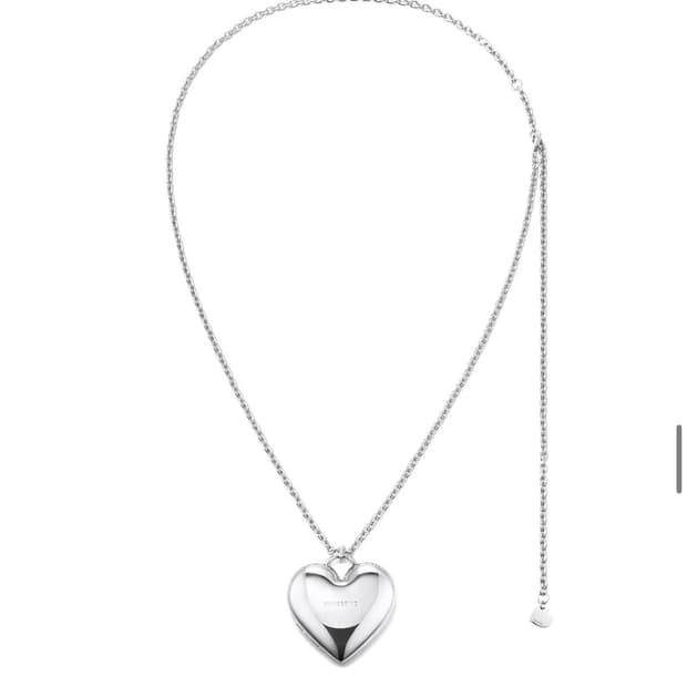 #5000 넘버링 하트 마이크로백 실버