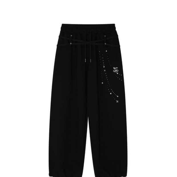 카시코 스웻팬츠 Kashiko Zenu Belt Sweat Pants