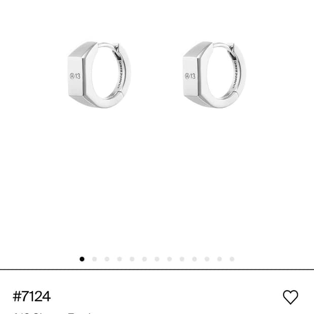 넘버링 #7124 A13 Signet Earring