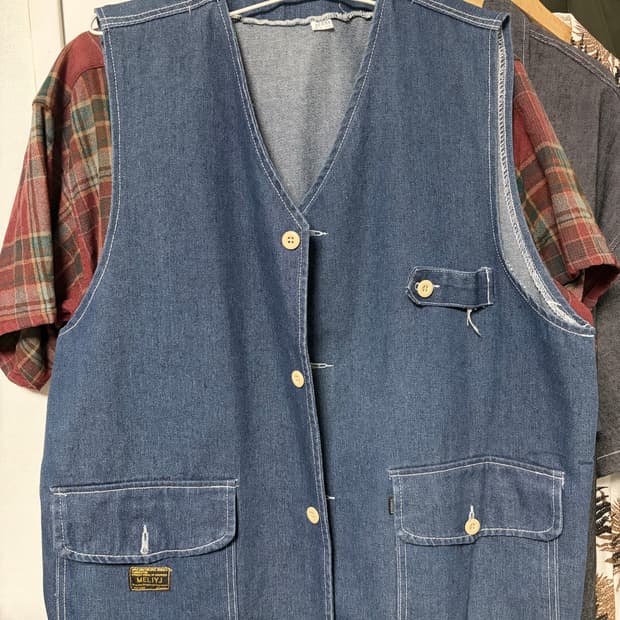 데님 조끼 판매합니다
