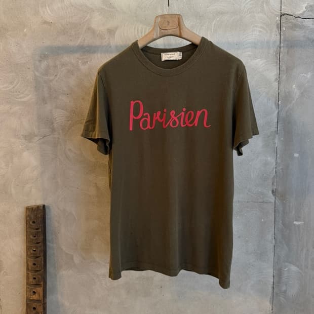 메종키츠네 티셔츠 슬림100