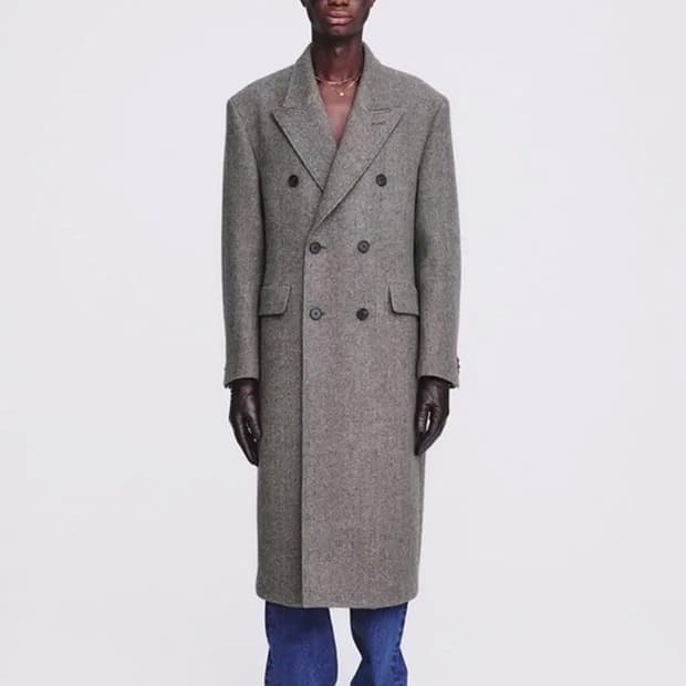 토니웩 23fw 헤링본 더블코트