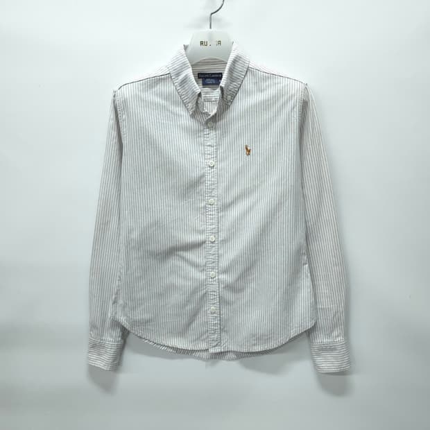 폴로 옥스포드 스트라이프 셔츠 (여성44~55)
