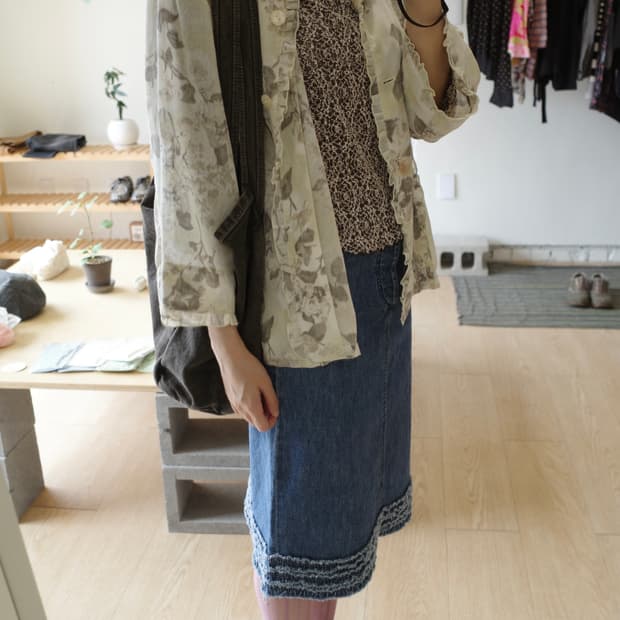 flower frill jacket 