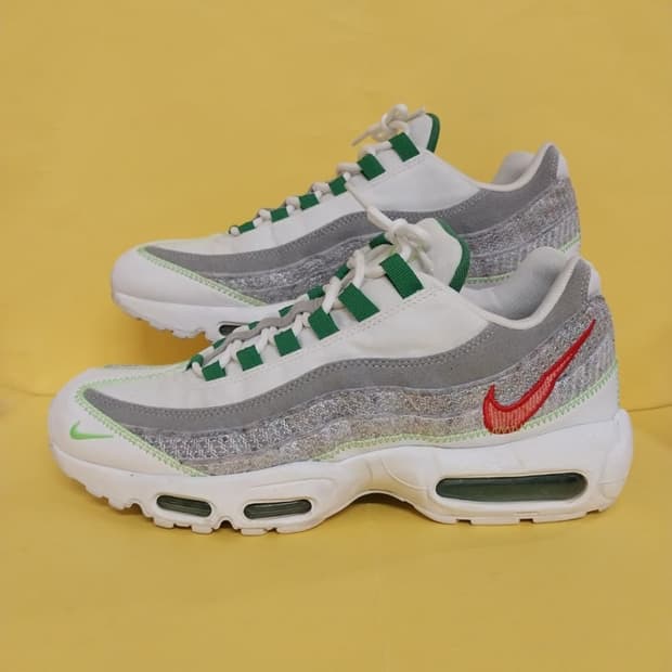 남성 나이키 에어맥스 95 화이트 클래식 운동화 (285)