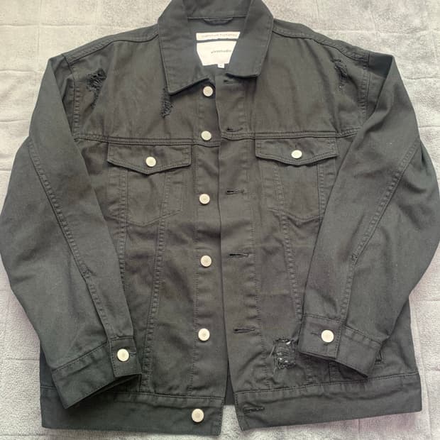 비바스튜디오 블랙 데님 자켓 M