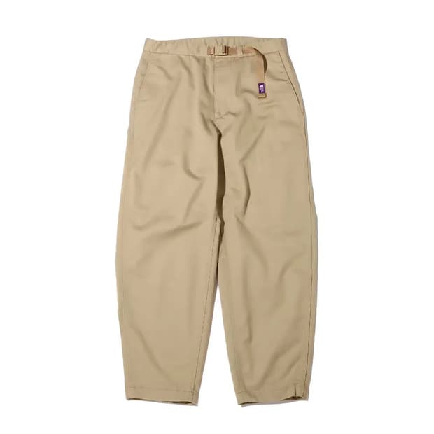 노스페이스 퍼플라벨 스트레치 트윌 와이드 테이퍼드 팬츠 베이지 34사이즈