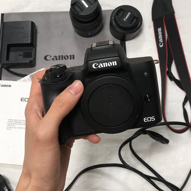 캐논 EOS M50 +렌즈2개