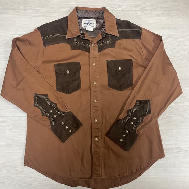 랭글러 프리미엄 웨스턴셔츠