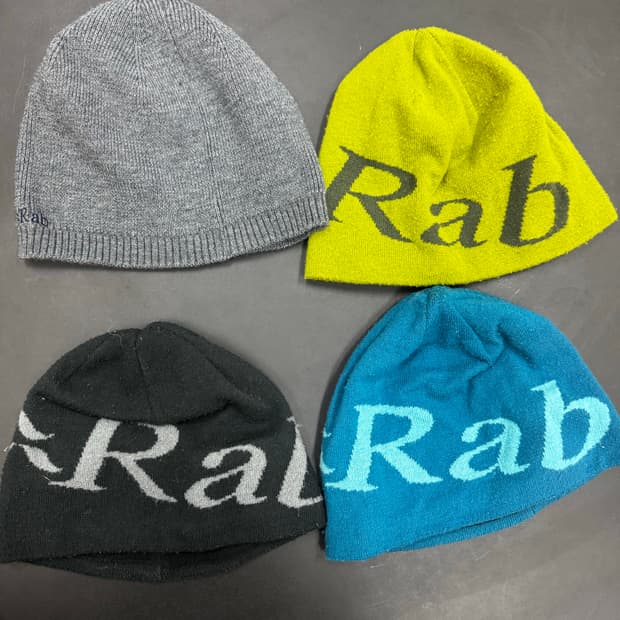 랩 rab 로고 비니