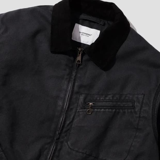 아웃스탠딩 헤비 캔버스 워싱 워크자켓(S)