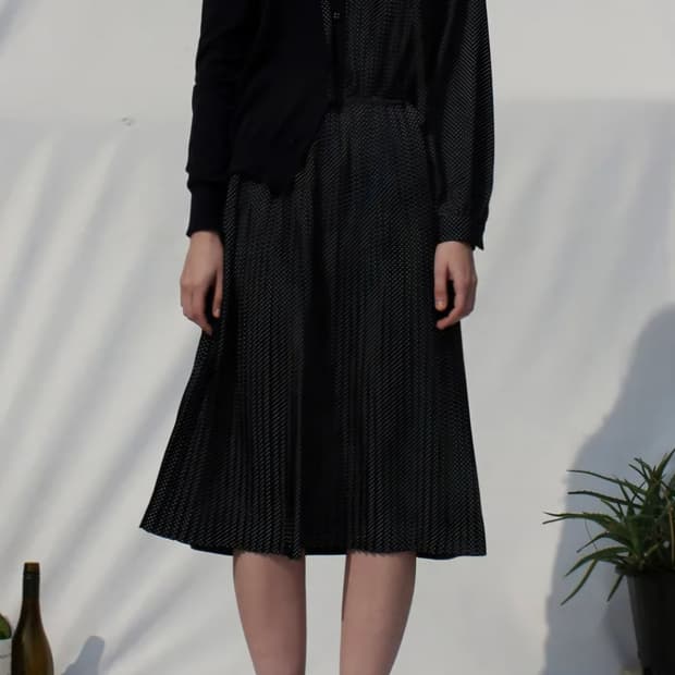 ul:kin 얼킨 컬렉션라인 도트원피스