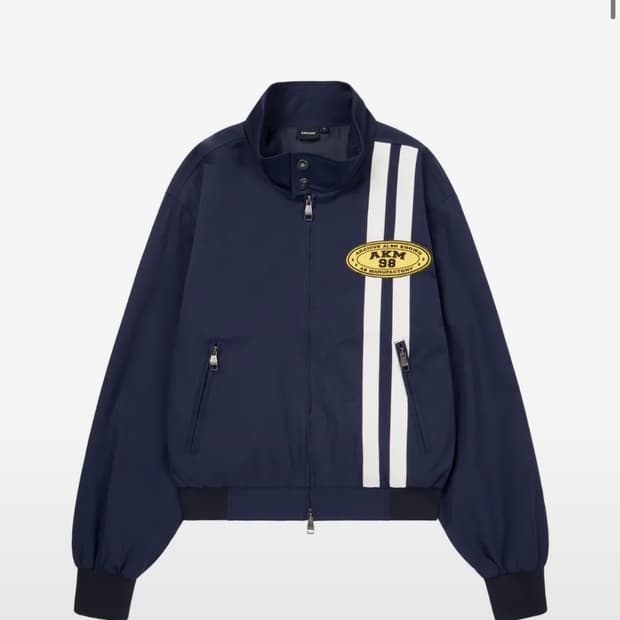 아캄 2-Lined Racing Jacket (Navy)