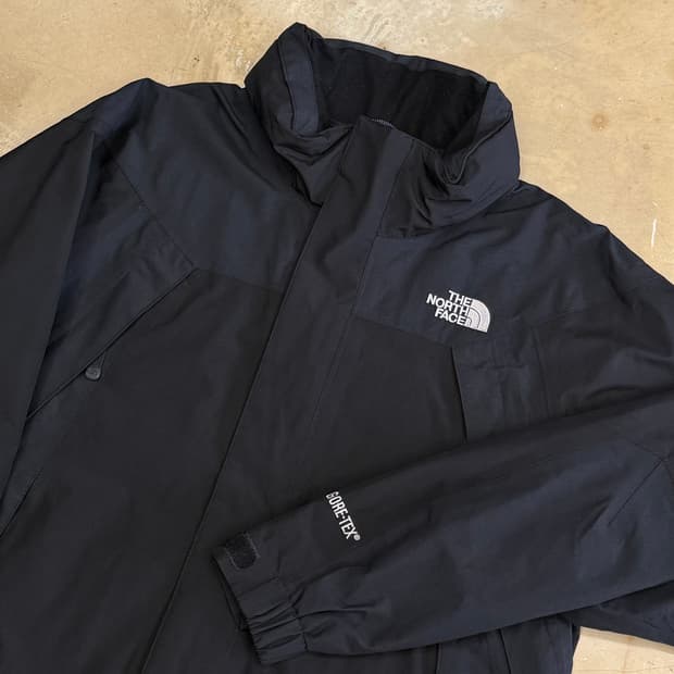 95 노스페이스 고어텍스 내장후드 블랙 바람막이