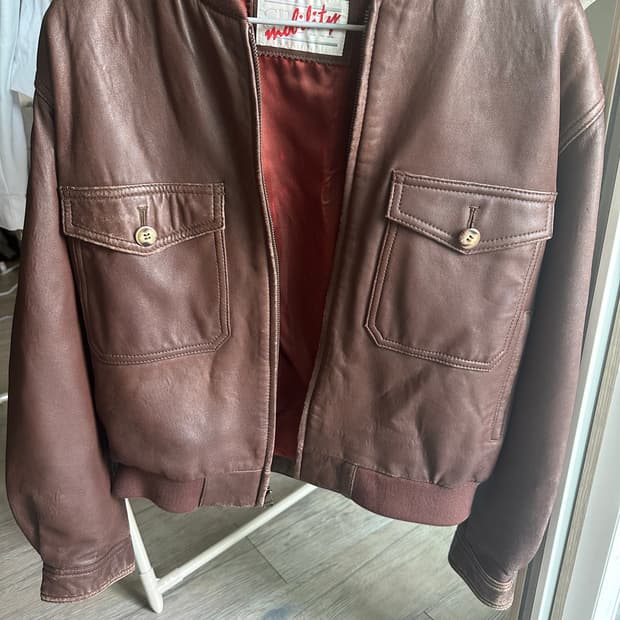 빈티지 소가죽 자켓 팝니다