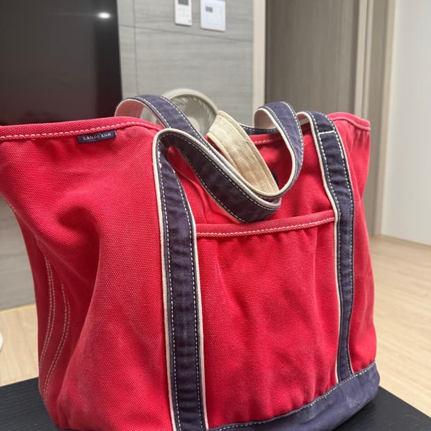 빈티지 랜즈엔드 토트백 llbean