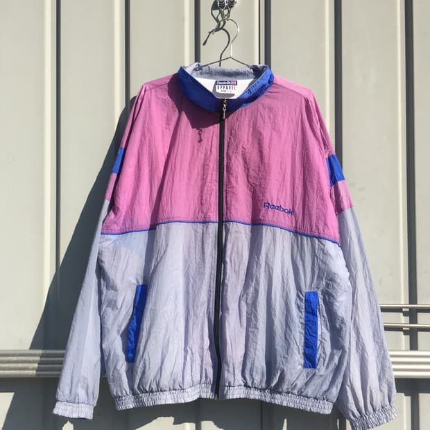 리복 어페럴 투톤 올드스쿨 바람막이