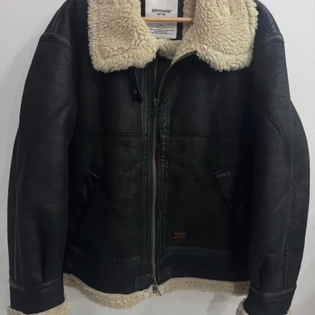 에스피오나지 walter b-3 bomber jacket black XL