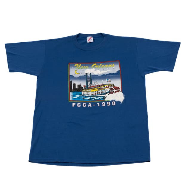 90s JERZEES 뉴 올리언스 프린팅 T-Shirt