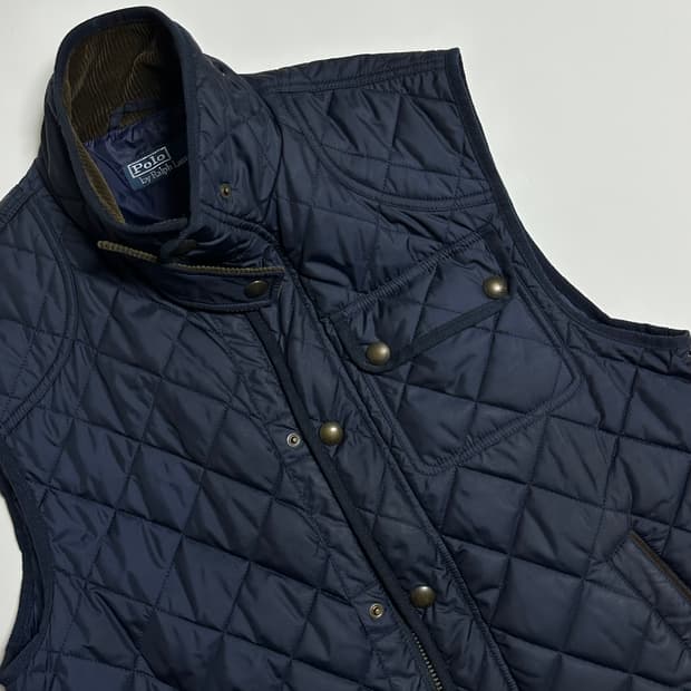 폴로 랄프로렌 네이비 퀼팅 베스트