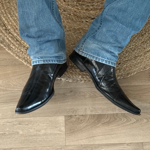 00s Dolce&Gabbana longnose boots