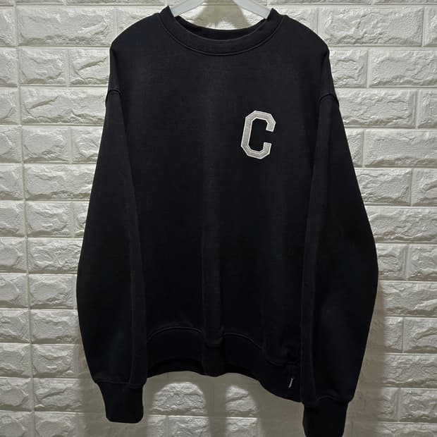커버낫 C로고 헤비 스웨트셔츠 맨투맨 100~105