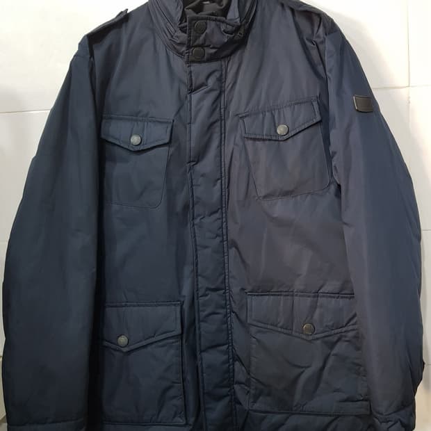 TUMI 남성 다운 점퍼