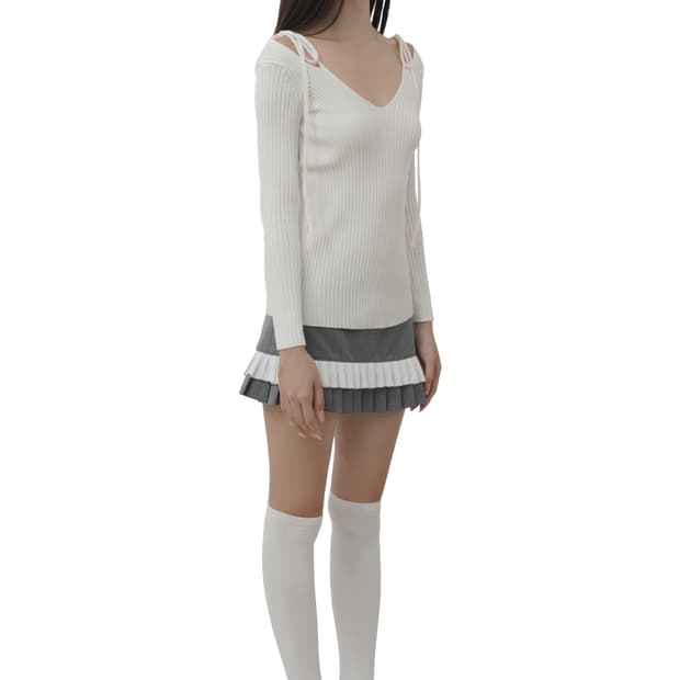 클리시어 ribbon knit 새상품