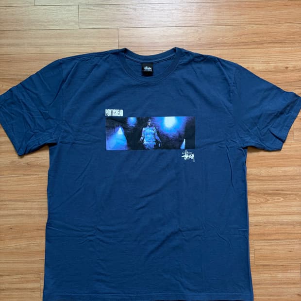 [XL] 스투시 더미 티셔츠 미드나잇