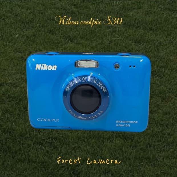 (소프트포커스) 니콘 쿨픽스 S30 디지털카메라 빈티지디카