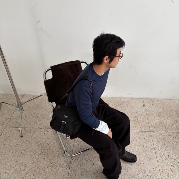 프라다 포코노 나일론 크로스백 메신저백 숄더백