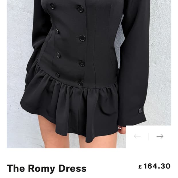 Peachy den romy dress 재입고됐어요