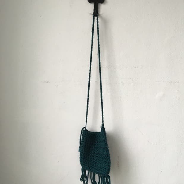  knitted cross bag